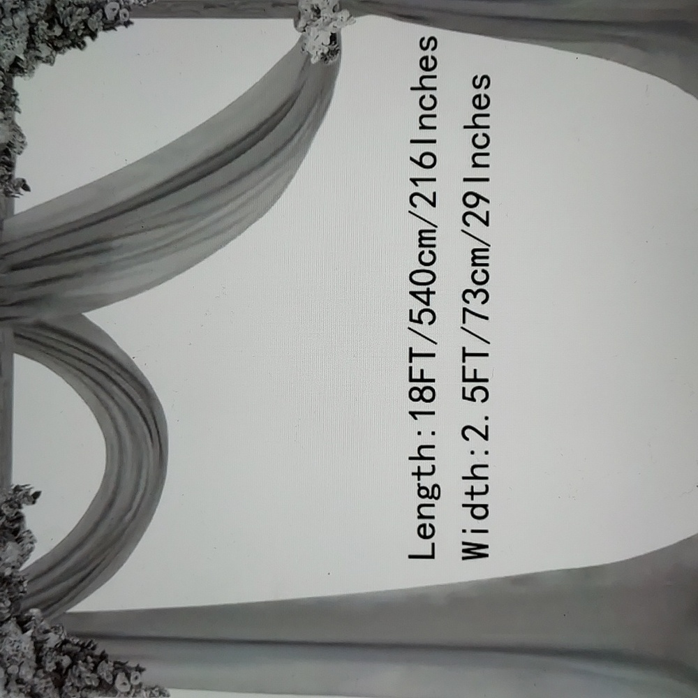 Chiffon Wedding Arch Drapes NWT - Picture 9 of 9